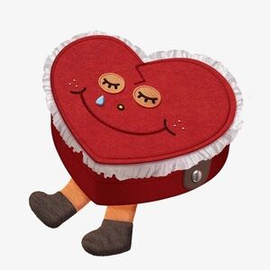 Crybaby Crying Love Series - Heart-Shaped Red Jewelry Organizer